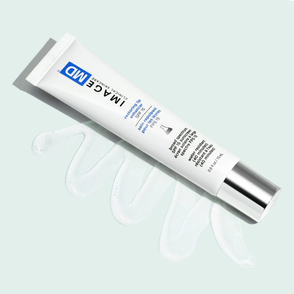 TRATAMENT DE BUZE CU COLAGEN SI SPF 15 – IMAGE MD RESTORING POST TREATMENT COLLAGEN LIP ENHANCER 1